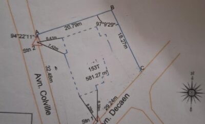 For Sale: Corner plot of land in Belle Rose