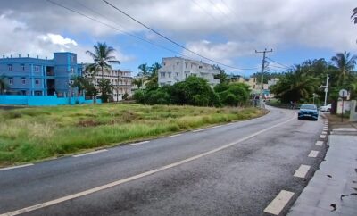 3 plots of residential/commercial land for sale at Pointe aux Piments