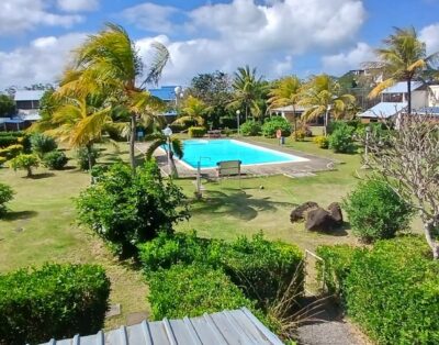 For rent, long term only, 3-bedroom duplex fully furnished and equipped in Grand Baie